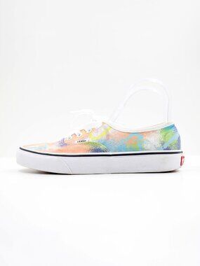 VANS Retro Mart Colorful Spray Pain Canvas Low Top Sneakers - Women's 7.5